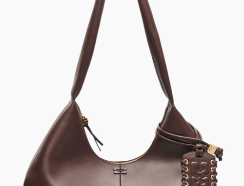 Ganni Bou Bag Hobo Medium A6840 – Seal Brown – GANNI